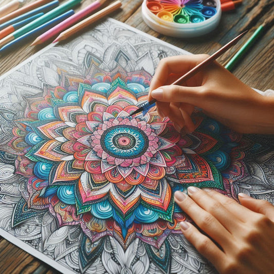 Die Magie des Ausmalens von Mandalas