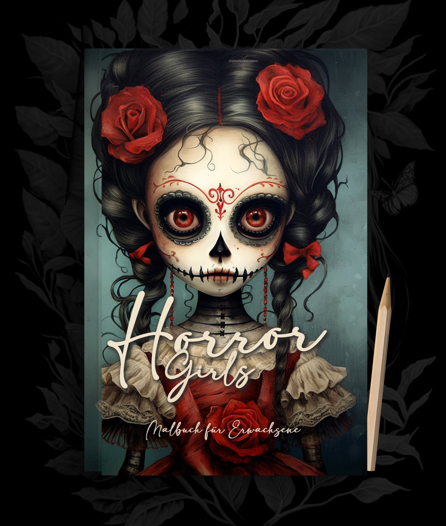 Horror Girls Malbuch Graustufen (Digital) - Monsoon Publishing