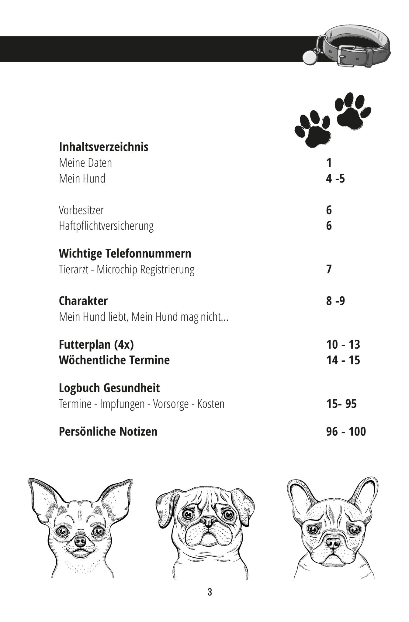 Hunde Gesundheits Logbuch (Buchdruck) - Monsoon Publishing