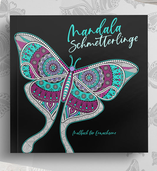 Mandala Schmetterlinge Malbuch (Buchdruck) - Monsoon Publishing