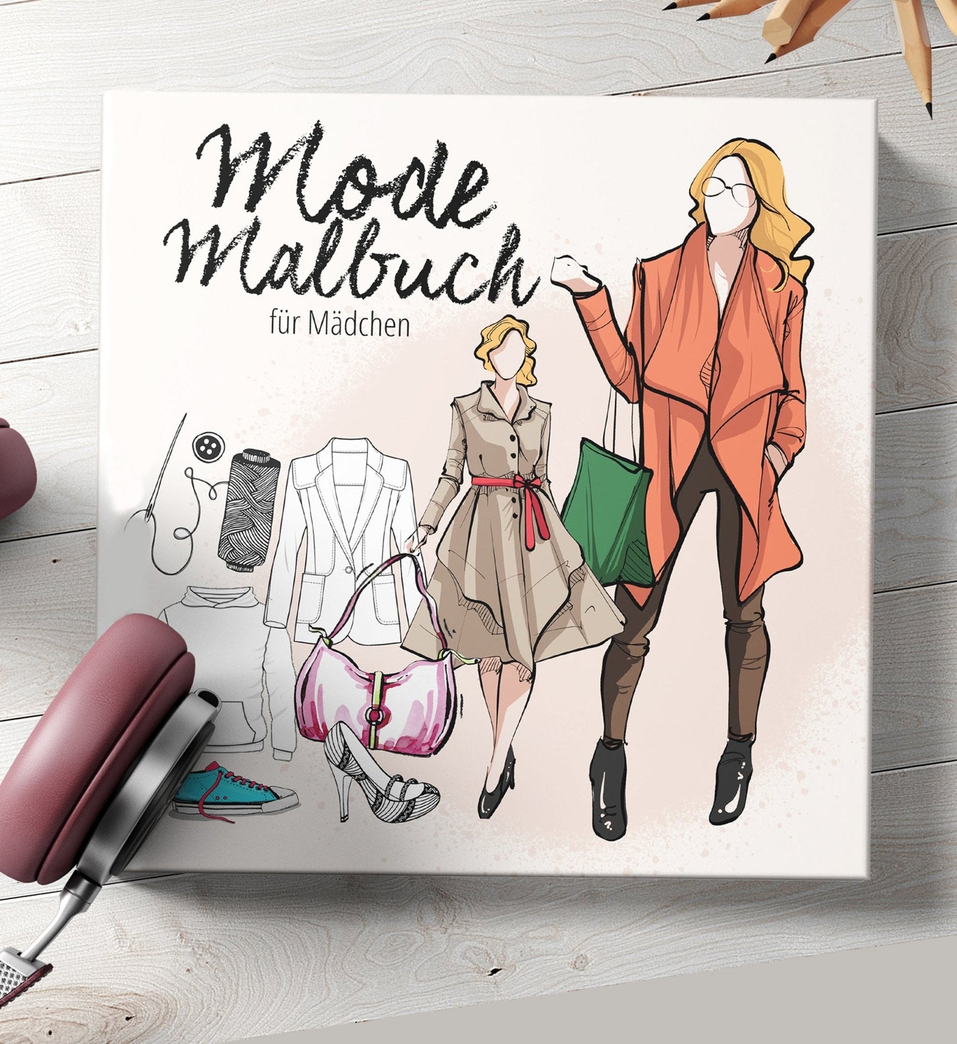 Mode Malbuch für Mädchen (Buchdruck) - Monsoon Publishing