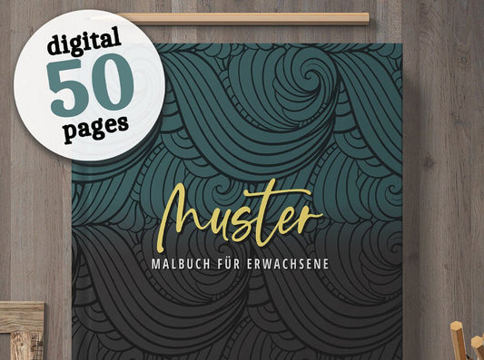 Muster Malbuch für Erwachsene (Digital) - Monsoon Publishing