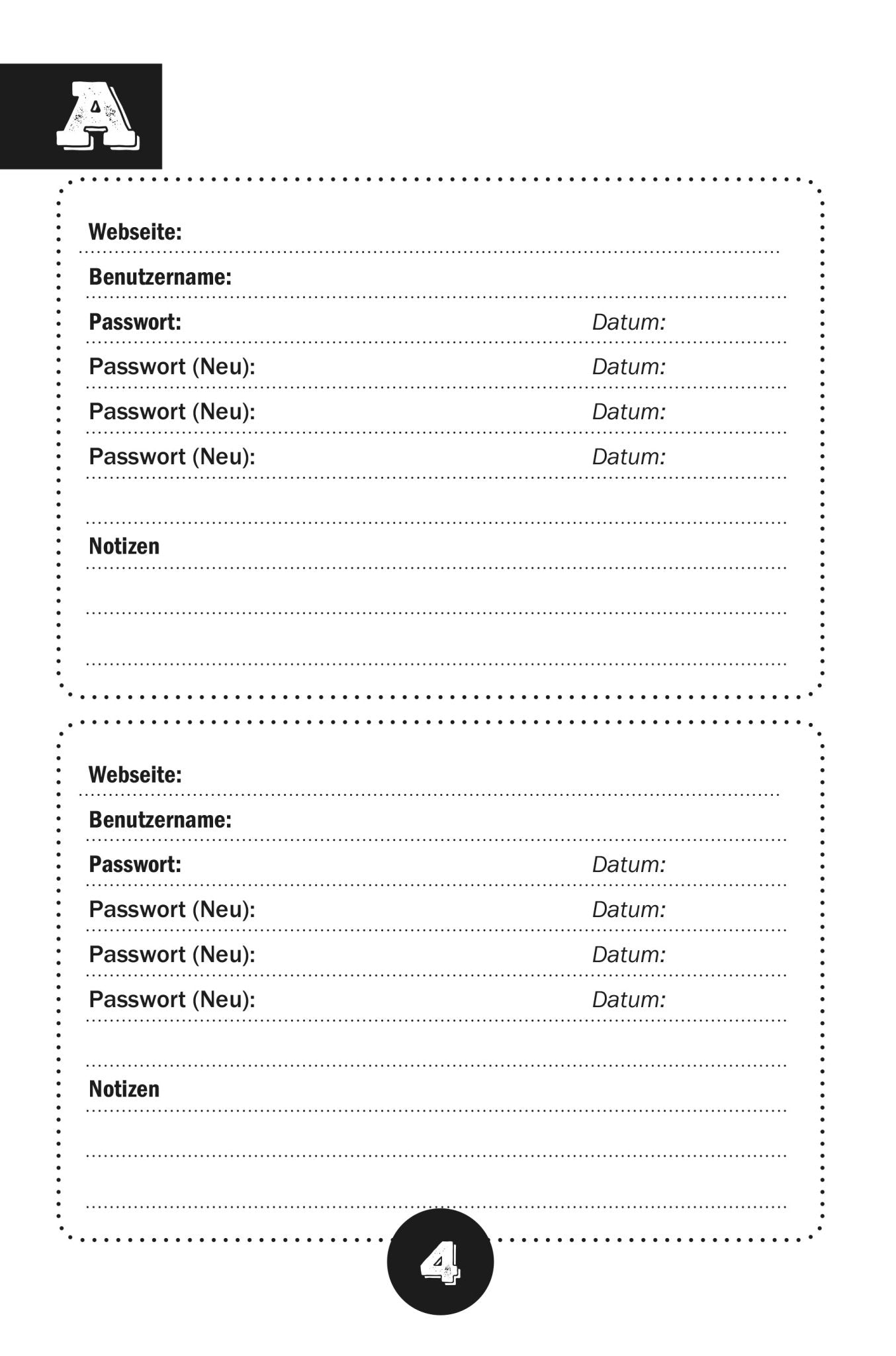 Passwort Organizer - Ich kam, sah & vergaß (Digital) - Monsoon Publishing