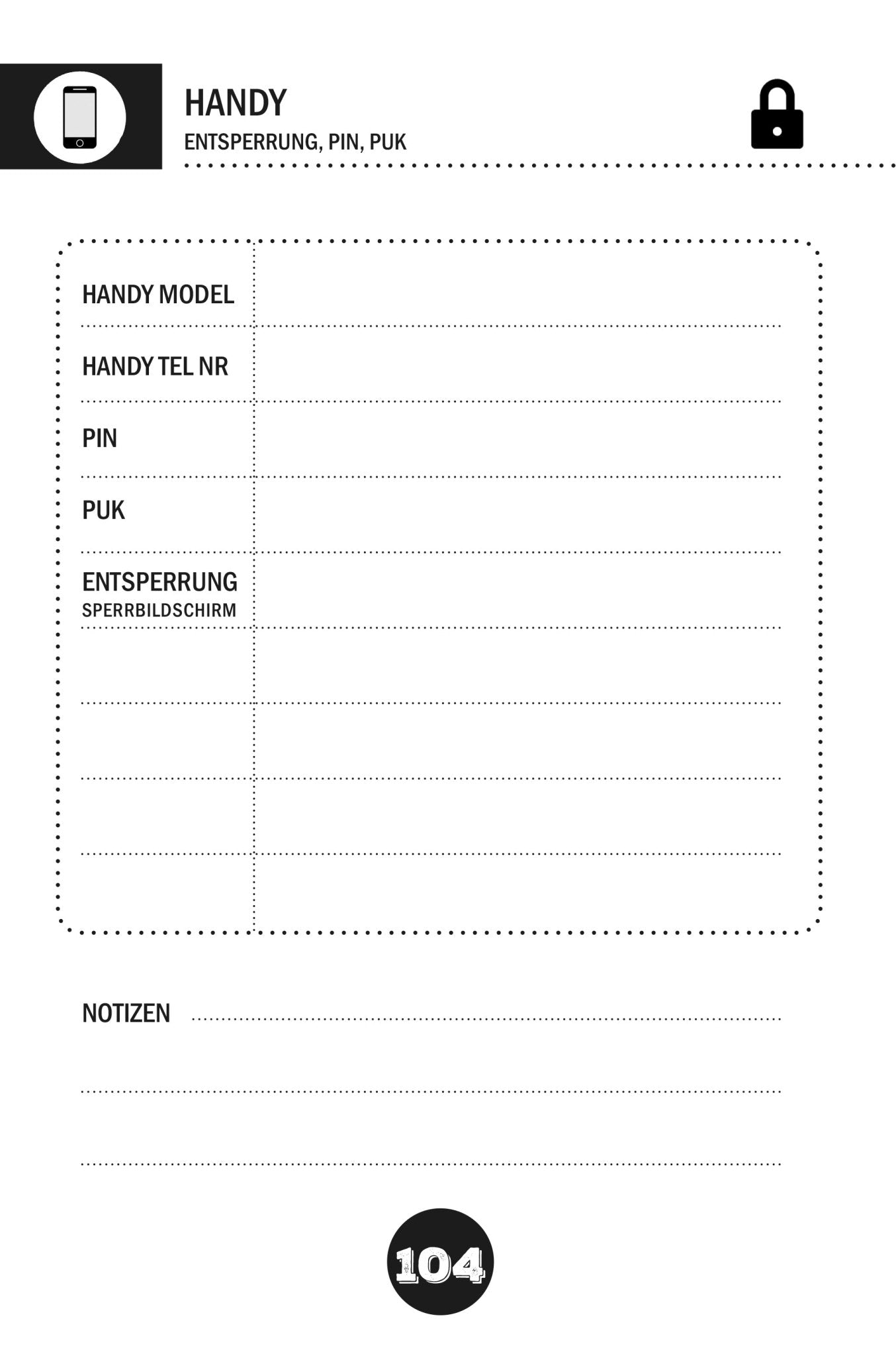 Passwort Organizer - Ich kam, sah & vergaß (Digital) - Monsoon Publishing