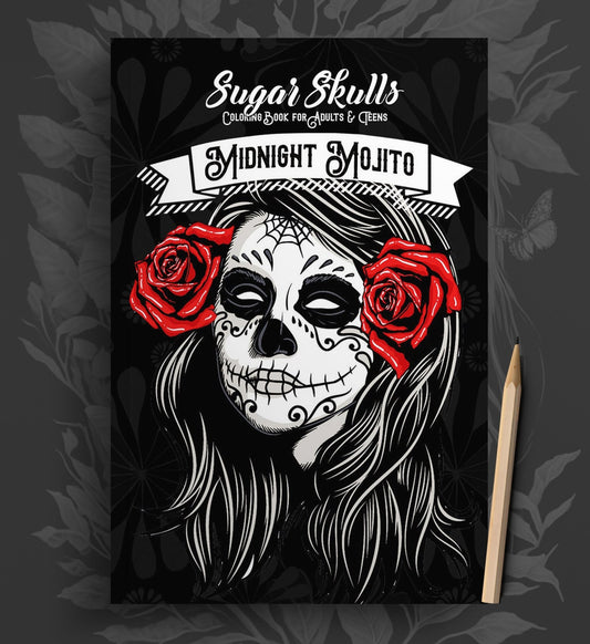 Sugar Skulls Malbuch für Erwachsene (Buchdruck) - Monsoon Publishing