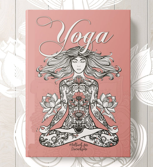 Yoga Malbuch für Erwachsene (Buchdruck) - Monsoon Publishing